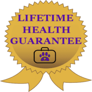 Reberstein's Lifetime Health Guarantee Logo