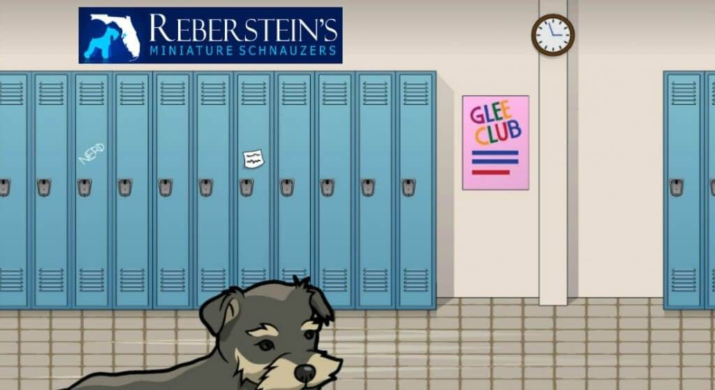 Reberstein Miniature Schnauzer Cartoon