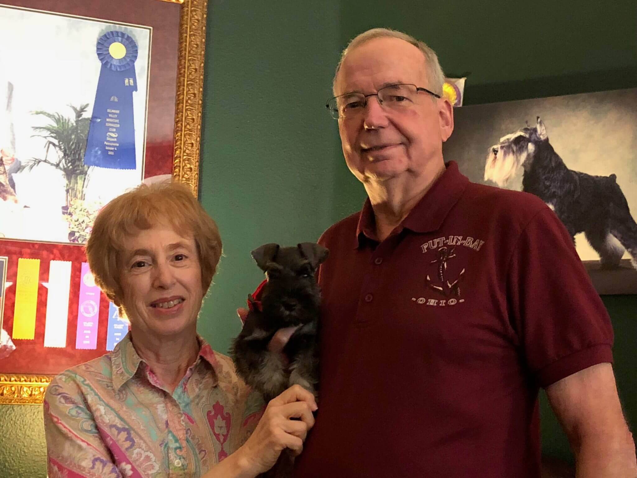 Reberstein Miniature Schnauzer Puppies Leaving The Nest